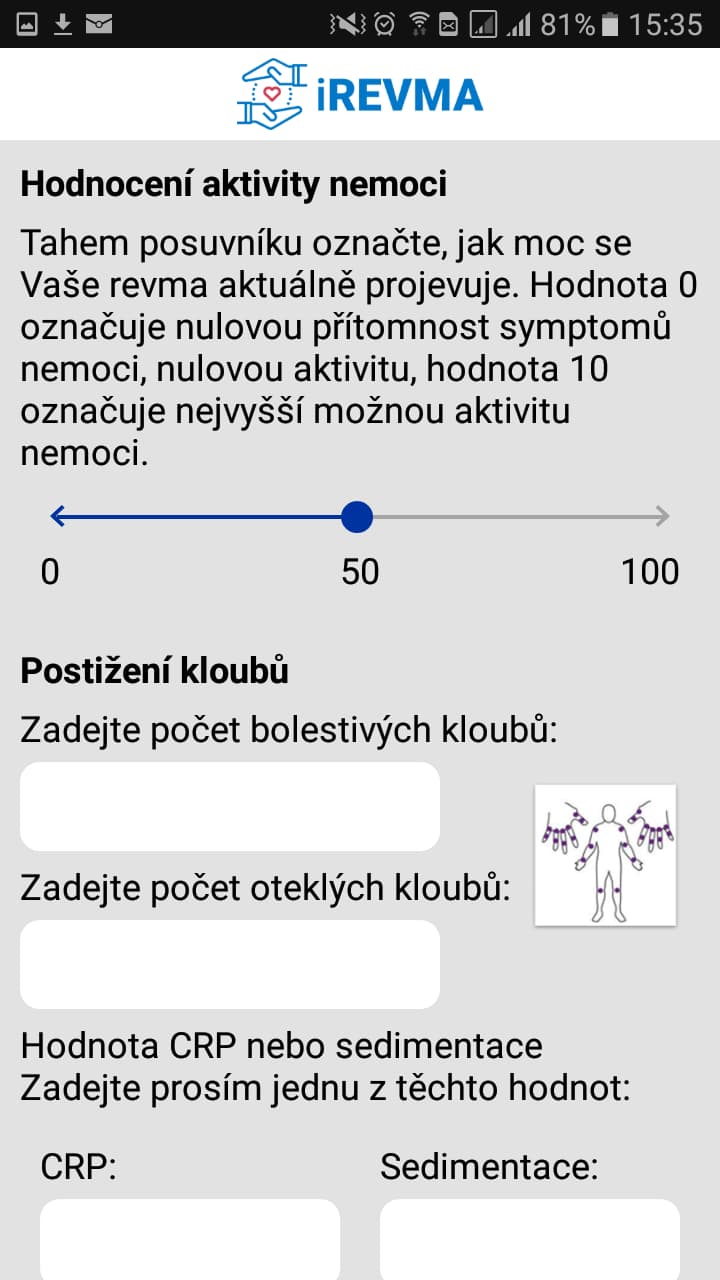 iREVMA — obrazovka 3