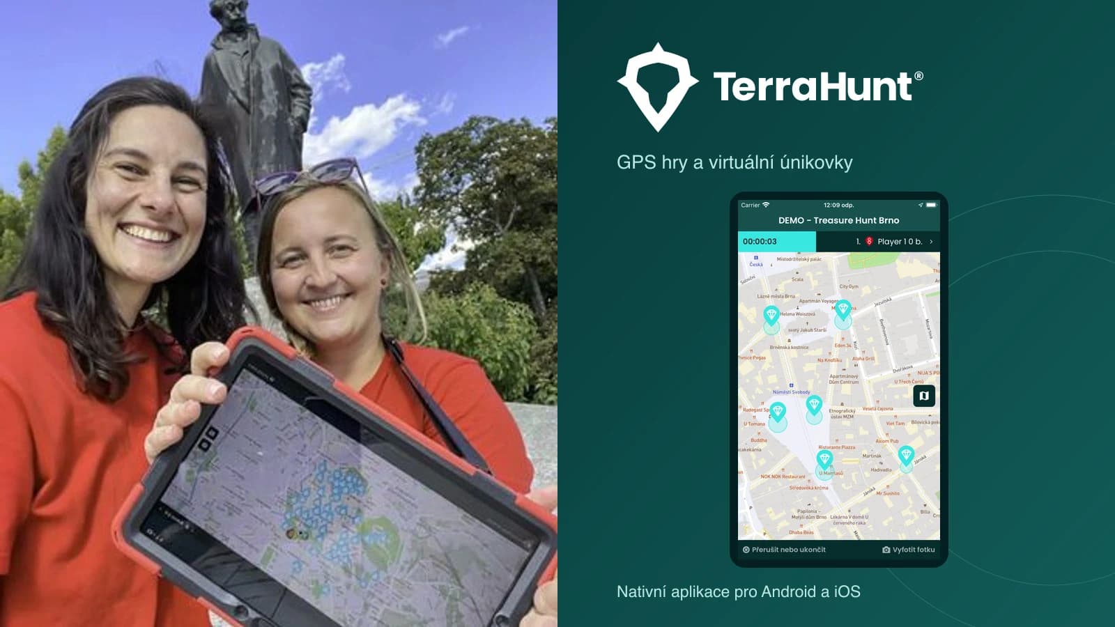 TerraHunt — náhled projektu