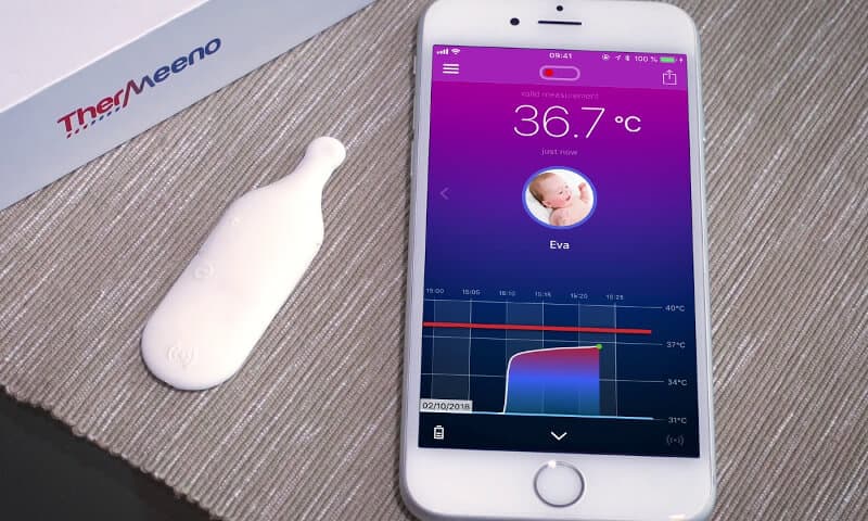 Funkce mobilní aplikace Thermeeno