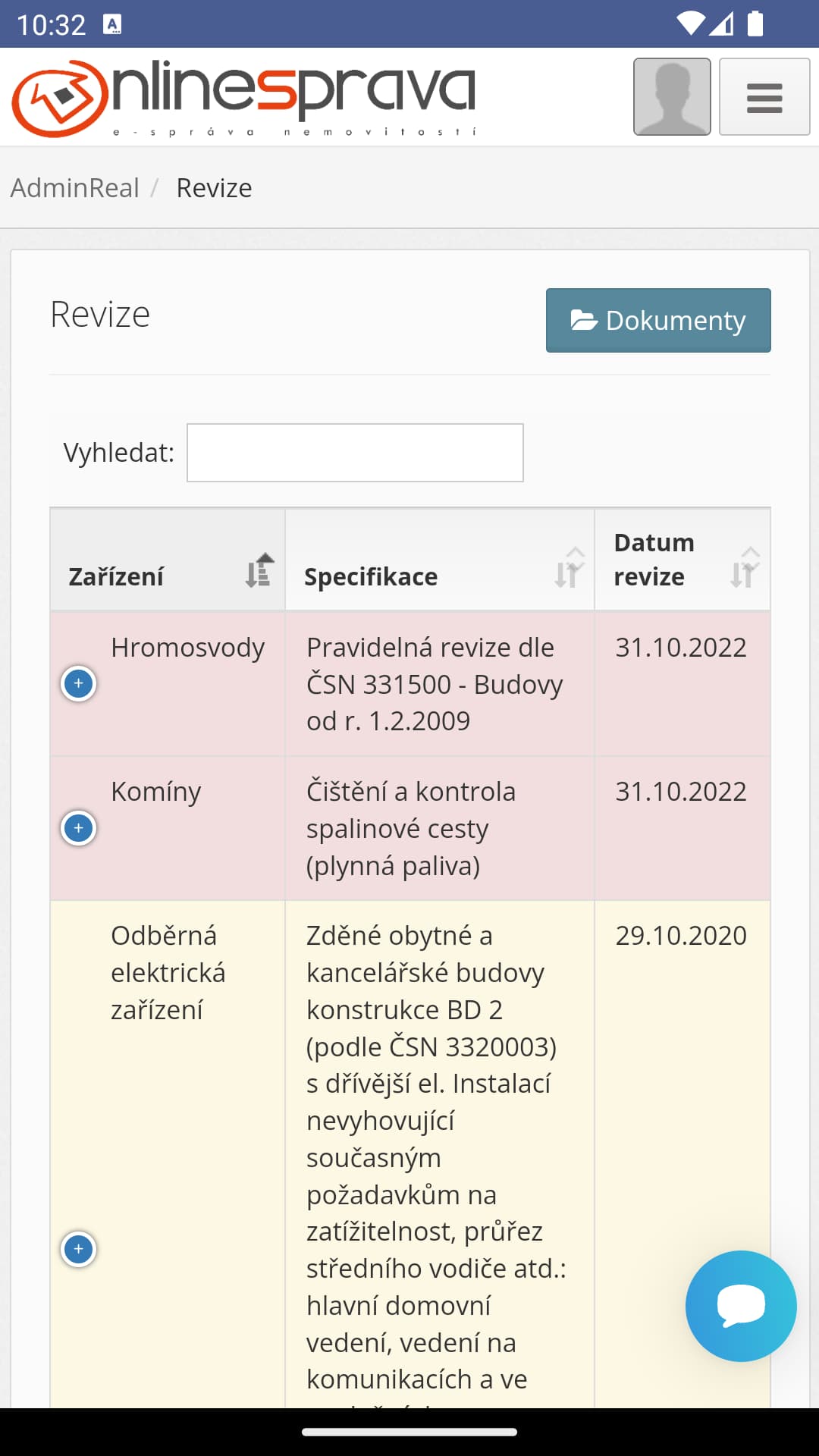 Aplikace nabízí