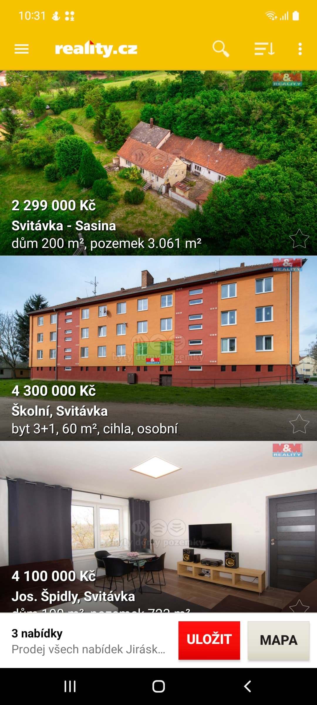 Propojení s webem přes MOJE REALITY