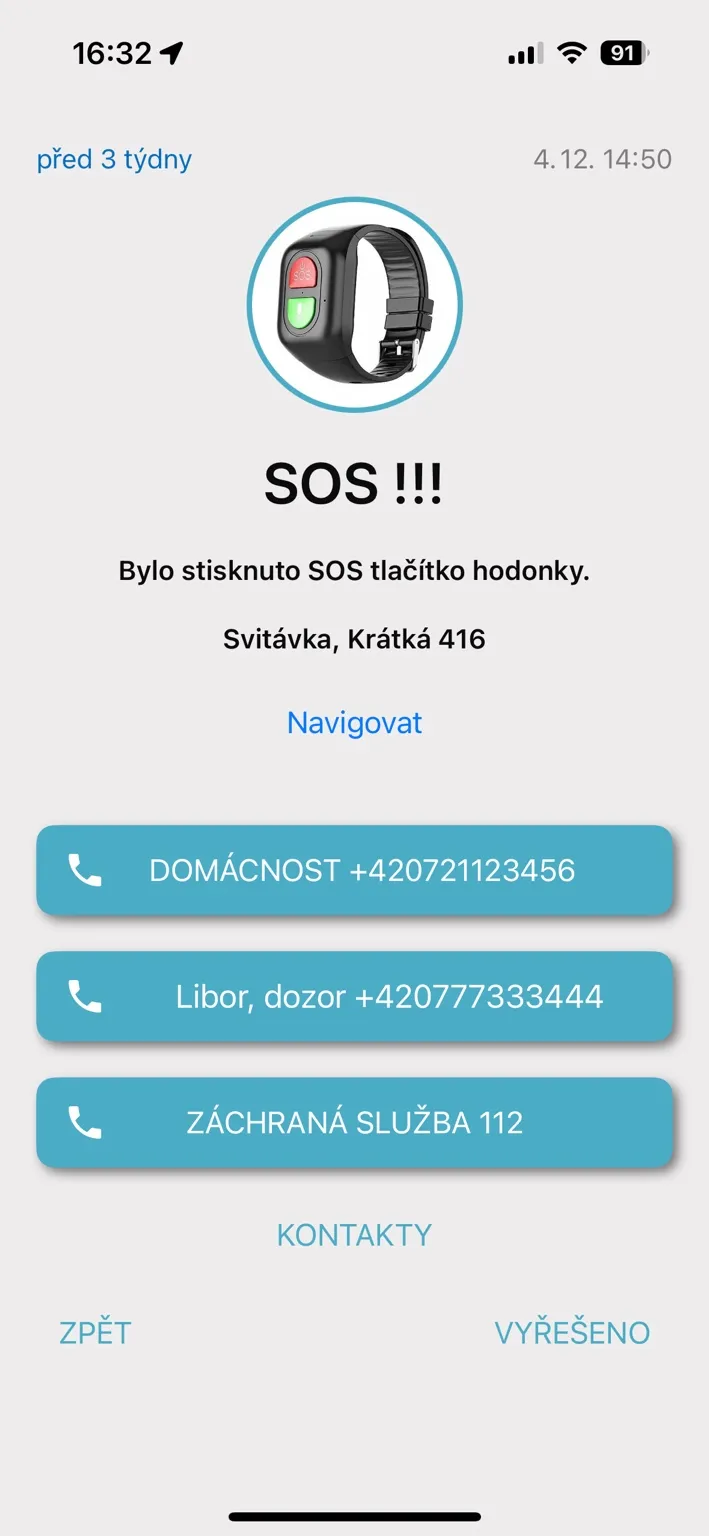 eHelper — obrazovka 3