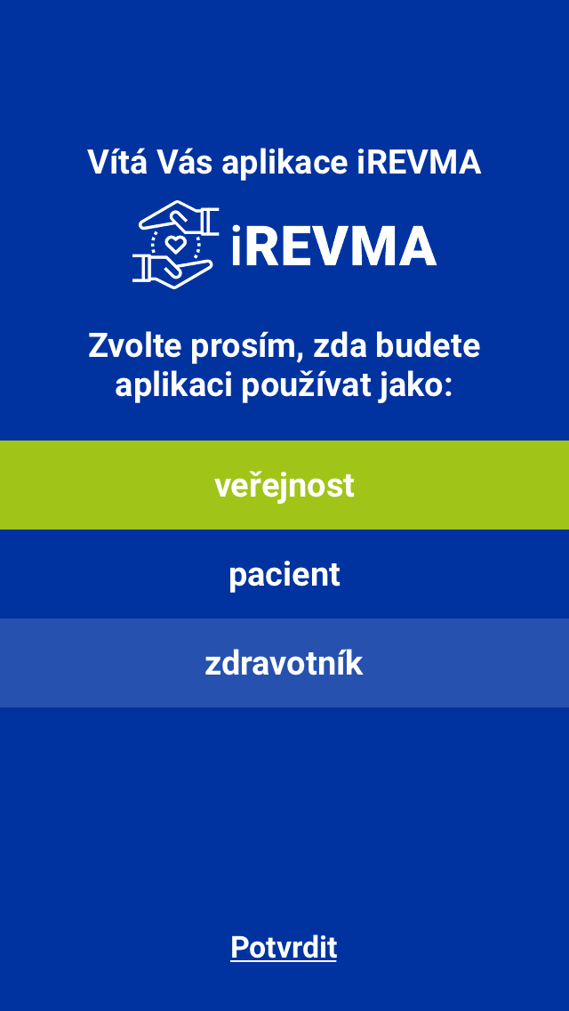 iREVMA — obrazovka 4