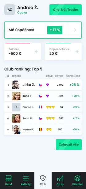 Skip Trading — obrazovka 4