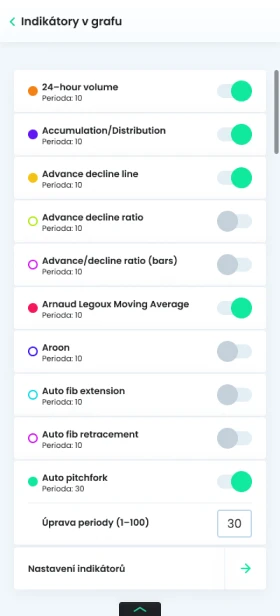 Skip Trading — obrazovka 2