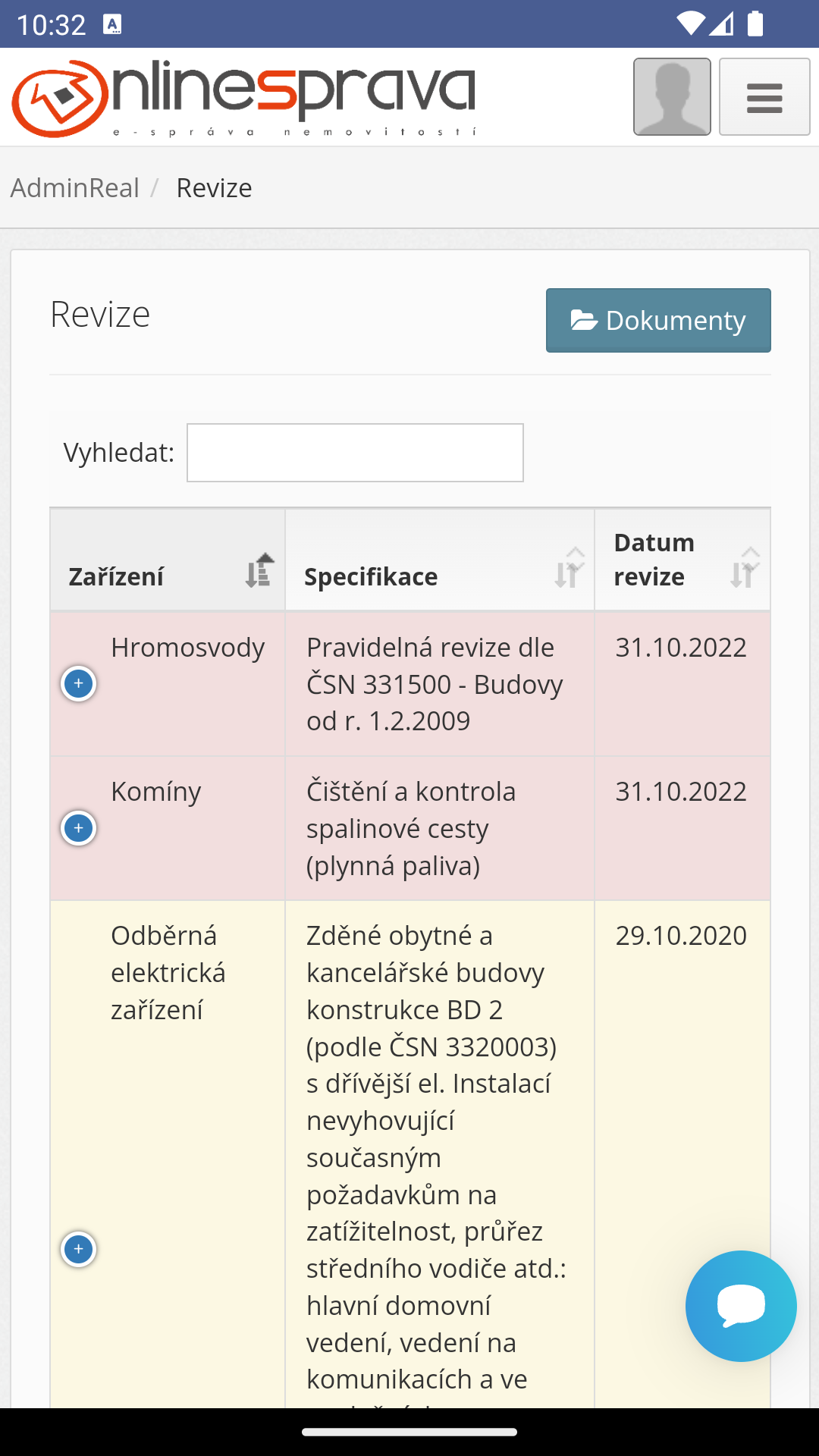 Aplikace nabizí